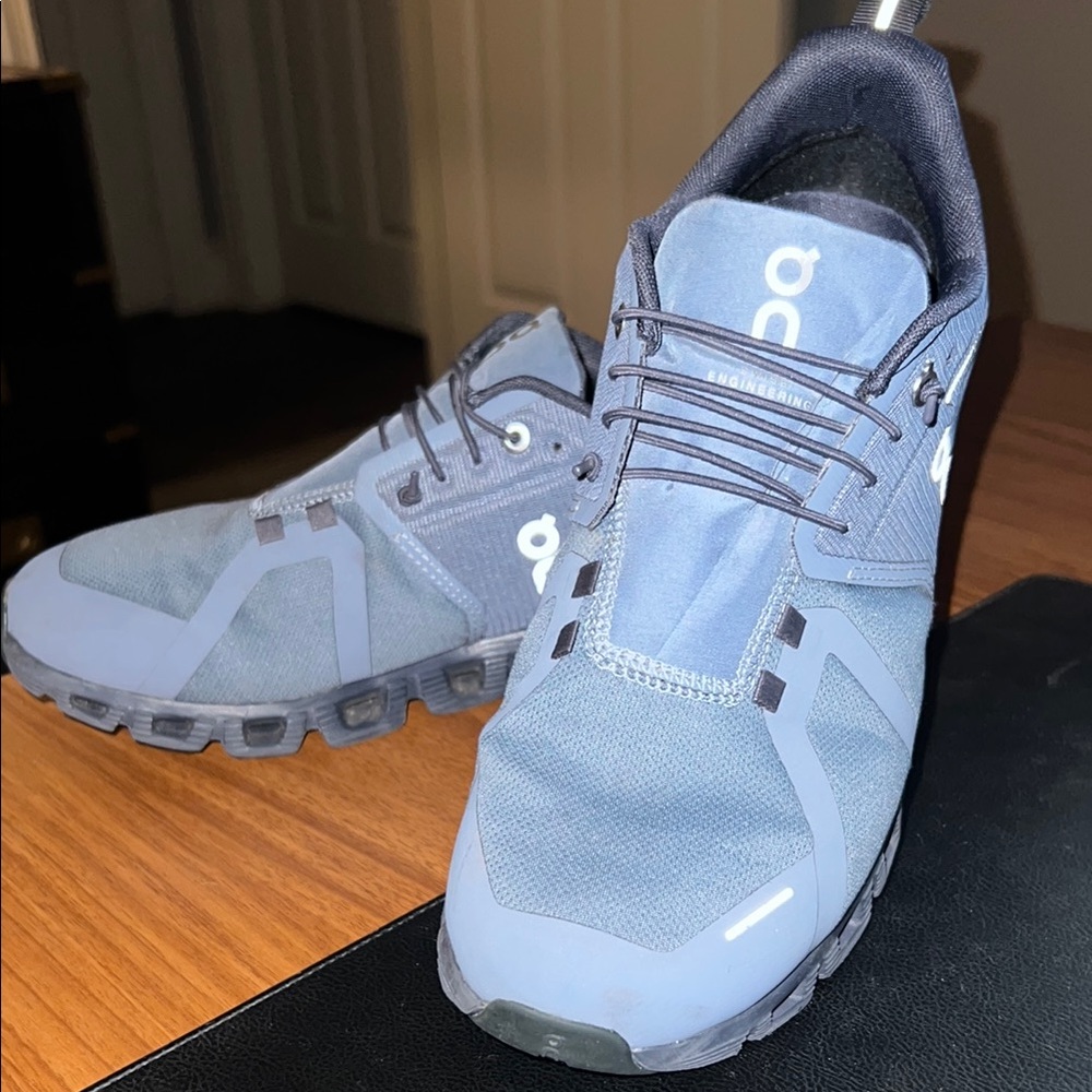 On Cloud 5 Waterproof Running Men's Blue Athletic Shoes